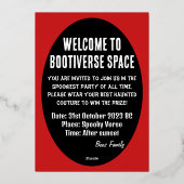 ミキティエスの不気味な雰囲気 ハロウィン マルチバース 3D 箔シーズンカード (裏面)