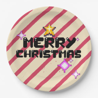 ミキティエスクリストマスゲームヴィンテージパパ小妖精や小人サンタクラウス ペーパープレート