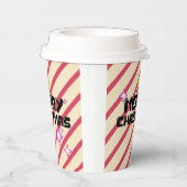 ミキティエスクリストマスゲームヴィンテージパパ小妖精や小人サンタクラウス 紙コップ (右)