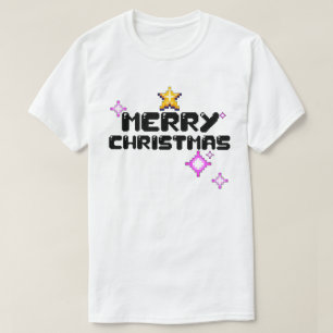 ミキティエスクリストマスゲームヴィンテージパパ小妖精や小人サンタクラウス Tシャツ