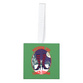 ミキティエス魔女の魔法の聖なるクリスマスの夜サンタ キューブオーナメント (正面)