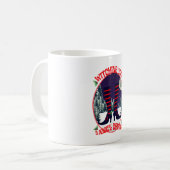 ミキティエス魔女の魔法の聖なるクリスマスの夜サンタ コーヒーマグカップ (正面左)