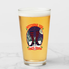 ミキティエス魔女の魔法の聖なるクリスマスの夜サンタ タンブラーグラス