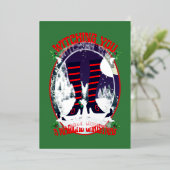 ミキティエス魔女の魔法の聖なるクリスマスの夜サンタ 箔シーズンカード (立ち正面)