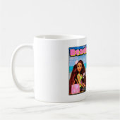 ミキティエズタイランドココナッツビーチロータスピンクホワイト コーヒーマグカップ (左)