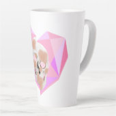 ミキティエズドリーマースカルタトゥレインボーバラビーチ カフェラテマグ (右アングル)