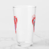 ミキティエズピンクハートセルフロヴ6月gemini タンブラーグラス (左)