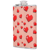 ミキティエズピンクハートセルフロヴ6月gemini フラスク (左)