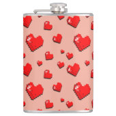 ミキティエズピンクハートセルフロヴ6月gemini フラスク (正面)