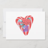 ミキティエズピンクハートセルフロヴ6月gemini 招待状 (正面)