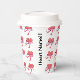ミキティエズピンクハートセルフロヴ6月gemini 紙コップ