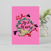 ミキティエズ ノエル ゴシック ムーディー クリスマス エンジェル シング 箔シーズンカード (立ち正面)