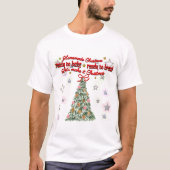 ミキティーズの田舎風クリスマス ビンテージ ポイントラスティック ファームハウス Tシャツ (正面)