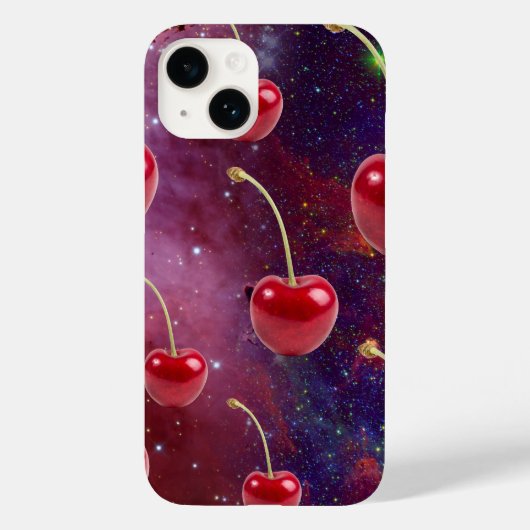 ミキティーズ レッド チェリー ギャラクシー ヴィーガン Case-Mate iPhoneケース (裏面)