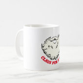 ミキテスサンタクラウスひげヴィンテージジンジャーパン コーヒーマグカップ (正面左)