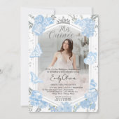 ミクインスフォト招待状スペインのダスティブルー 招待状 (正面)