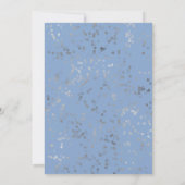 ミクインスフォト招待状スペインのダスティブルー 招待状 (裏面)