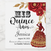 ミクインズアノスブルゴーニュフローラウエスタンワインラベル ワインラベル (シングルラベル)