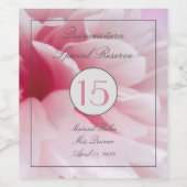 ミクインズピンクフローラ ワインラベル (シングルラベル)