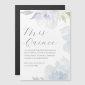 ミクインズフローラ15年誕生日キンセアニラ マグネット招待状 (正面/裏面)