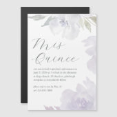 ミクインズフローラ15年誕生日キンセアニラ マグネット招待状 (正面/裏面)