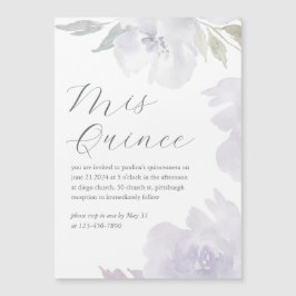 ミクインズフローラ15年誕生日キンセアニラ マグネット招待状