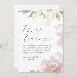 ミクインズフローラ15年誕生日キンセアニラ 招待状