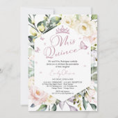 ミクインバタフライフローラクインセアニラバイリンガル 招待状 (正面)