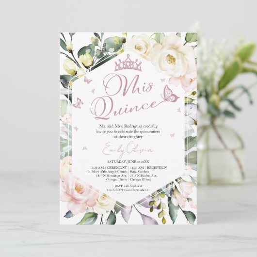 ミクインバタフライフローラクインセアニラバイリンガル 招待状 (スタンド正面)