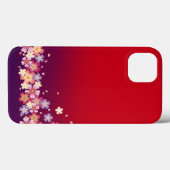 ミクスト桜ブラウズキモノスタイルレッド&パープル Case-Mate iPhoneケース (裏面 (横))