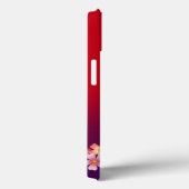 ミクスト桜ブラウズキモノスタイルレッド&パープル Case-Mate iPhoneケース (裏面 / 右)