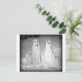 ミクタールと彼のスノードッグ!:) ポストカード (スタンド正面)