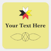 ミクマク/ケルト スクエアシール (正面)