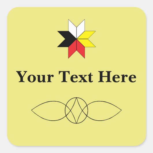 ミクマク/ケルト スクエアシール (正面)