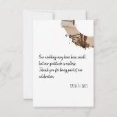 ミクミニマルロコートハウスモダンエロペ結婚メント サンキューカード (裏面)