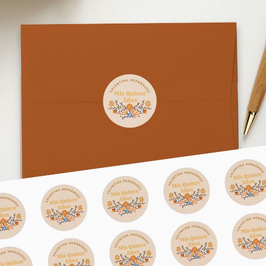 ミクリンスアノスウエスタンメキシコフローラ ラウンドシール