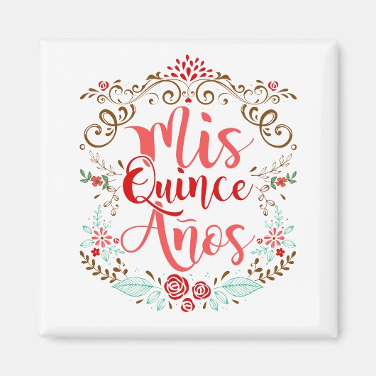 ミクリンスアノスキンセアニェラ15誕生日 マグネット (正面)