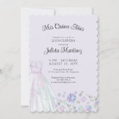 ミクリンスアノスダイヤモンドプリンセス薄紫キンセアニェラ 招待状 (正面)