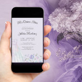 ミクリンスアノスダイヤモンドプリンセス薄紫キンセアニェラ 招待状