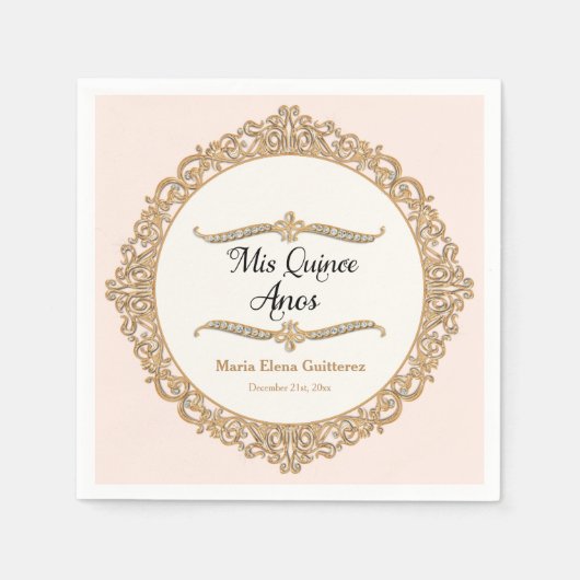 ミクリンスアノスバースデーパーティーお祝いデコール スタンダードカクテルナプキン (正面)