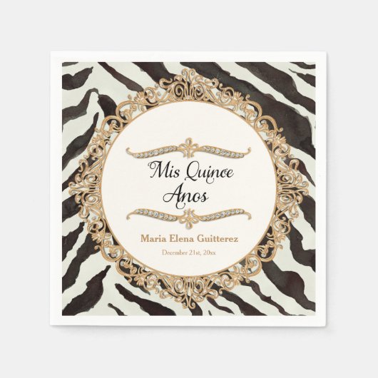 ミクリンスアノスバースデーパーティーお祝いデコール スタンダードカクテルナプキン (正面)