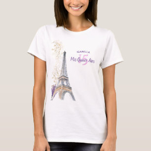 ミクリンスアノスパリエッフェルタワーカスタム誕生日 Tシャツ