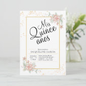 ミクリンスアノスピンクフローラキンセアニラ招待状 招待状 (スタンド正面)