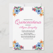 ミクリンスアノスフィエスタフラワーズホワイトキンセアニェラ 招待状 (裏面)