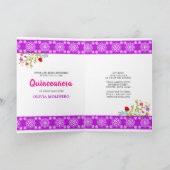 ミクリンスアノスブラックメキシコフィエスタキンセアニェラ 招待状 (内部)