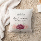 ミクリンスアノスブルゴーニュ赤面シルバーキンセアニェラ クッション (ブランケット)