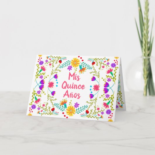 ミクリンスアノスメキシカンフィエスタパーティーキンセアニェラ 招待状 (正面)