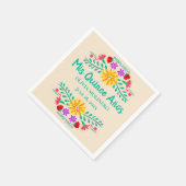 ミクリンスアノスメキシコシャンパーニュQuincenera スタンダードカクテルナプキン (角)