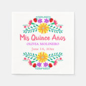 ミクリンスアノスメキシコフィエスタキンセネラカスタム スタンダードカクテルナプキン (正面)