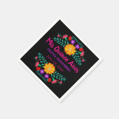 ミクリンスアノスメキシコフィエスタキンセネラブラック スタンダードカクテルナプキン (角)